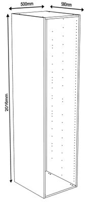 Colonne Creo nebraska 2016 x 500 x 580 mm OFITRES