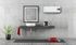Radiateur soufflant électrique mural CÉRO 2000W blanc - SUPRA