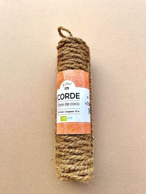 Corde en fibre de coco 12 mètre JARDILINE