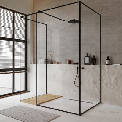 Element mural XS PVC gris - 8 x 375 x 2600 mm - GROSFILLEX