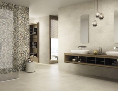 Carrelage sol intérieur ARKETY  SAND ép 9 mm 60 x 60 cm rectifié paquet de 1,08 m² BALDOCER