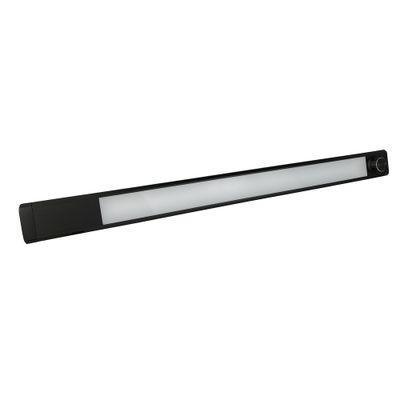 Réglette LED Area noir 560 lumens blanc variable - TIBELEC<br>