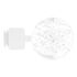 Embout déco boule en métal diam 28 mm Finition Blanc mat - MOBOIS