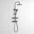 Colonne de douche thermostatique noir Ars Tab - EDOUARD ROUSSEAU
