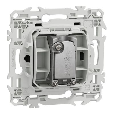 Prise antenne TV murale Odace 2025 noir - SCHNEIDER ELECTRIC