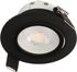 Spot LED encastrable dimmable et orientable module remplaçable Noir - Ruby ARLUX