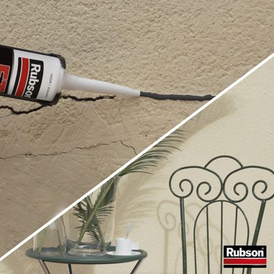 Mastic Colle FT101 Joint & Fissure Noir 280 ml RUBSON