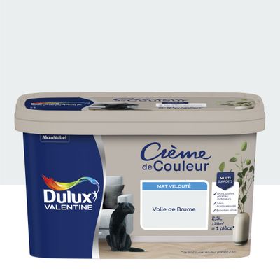 Peinture Crème de Couleur Voile de Brume mat 2,5 L - DULUX VALENTINE