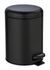 Poubelle à pédale Leman noir 5 litres WENKO