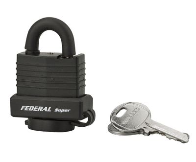 Cadenas à clé extérieur largeur 35 mm THIRARD