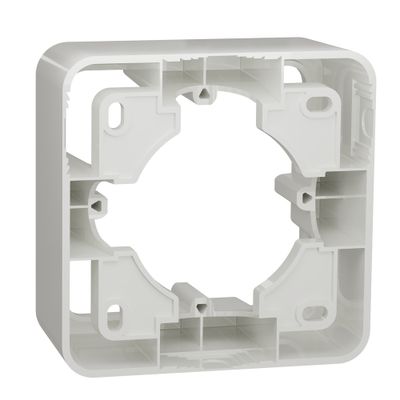 Boîte support pour montage saillie 36mm blanc - Unica SCHNEIDER ELECTRIC