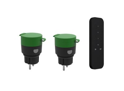 Prises télécommandées extérieur IP44 par 2 - SEMAC