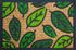 Paillasson cuba coco décor feuilles 40 x 60 cm ID HOME