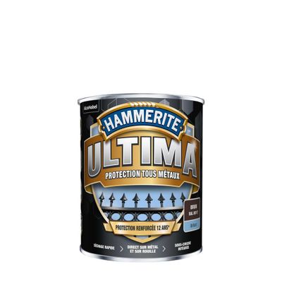 Peinture fer extérieur ultima Brun brillant 0,75 L - HAMMERITE