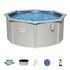 Piscine hors sol hexagonale tubulaire Ø 300 cm hauteur 120 cm - BESTWAY