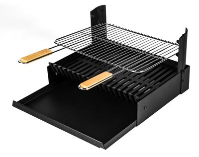 Grilloir en fonte avec cendrier amovible SOMAGIC