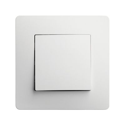 Bouton poussoir blanc Caly - DEBFLEX
