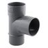 Culotte PVC évacuation 87° mâle/femelle Ø50 - FITT