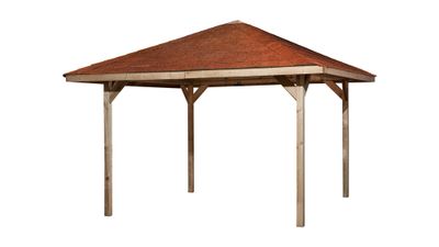 Tonnelle -  651 - 360 x 120 cm - bardeaux de toit inclus Livraison gratuite domicile - WEKA