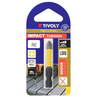 Embouts à vis PH2 torsion impact - TIVOLY