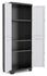 Armoire haute Linear grise et noire ABM