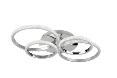 Plafonnier LED Cires chrome 3400 lumens blanc neutre - REALITY