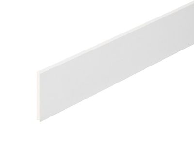 Plinthe PVC blanche - Ép.15 x l.60 mm - L.2.50 m - AJ TIMBER