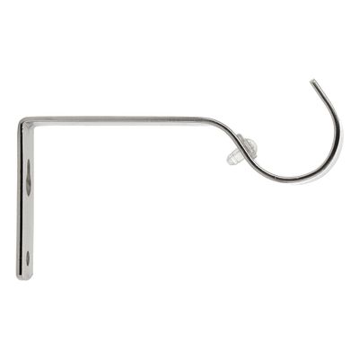 Support ouvert en métal diam 20 mm Finition Chromé par 2 - MOBOIS