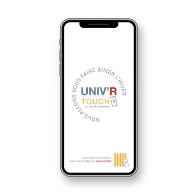 Radiateur à inertie sèche Volupta Gris 1500W UNIV'R CHAUFFAGE