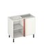 Fileur d'angle pour meuble de cuisine Lotus Terracotta 70 x 4,6 x 4,6 cm OFITRES