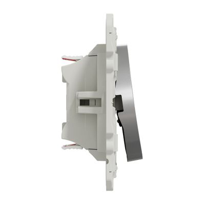 Double Interrupteur va-et-vient aluminium - Odace 2011 SCHNEIDER ELECTRIC