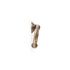 Anneau de meuble ovale style vieux laiton diamètre 66 mm REI