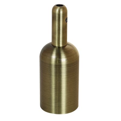 Douille électrique E27 métal bronze - TIBELEC