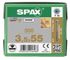 Vis parquet 3,5 x 55 mm par 500 SPAX