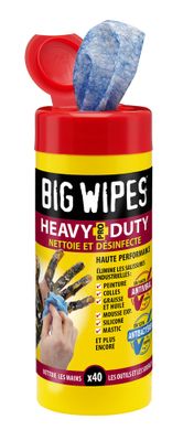 Lingettes industrielles par 40 - BIG WIPES