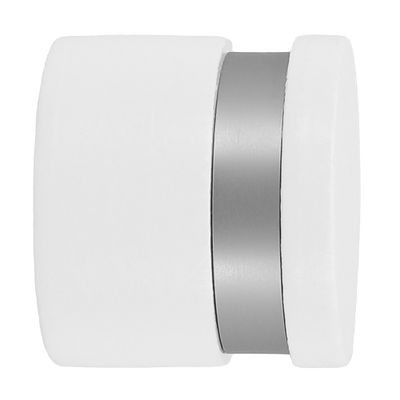 Embout déco bouchon à visser en bois diam 28 mm Finition Blanc laqué par 2 - MOBOIS