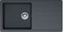 Evier de cuisine composite noir graphite 97x50 cm 1 bac 1 egouttoir Janus - FRANKE