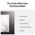 Visiophone écran 7 pouces noir effet miroir avec platine - Easykit Plus LEGRAND