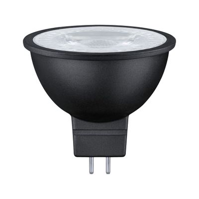 Ampoule LED spot GU5.3 6,5W = 445 lumens lumière blanc neutre Noir - PAULMANN