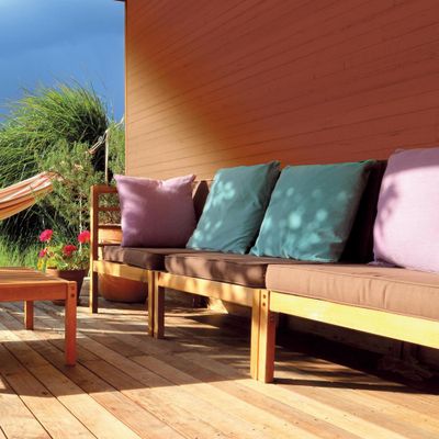 Peinture extérieur bois microporeux satin Brun Cuivre 2,5L JULIEN