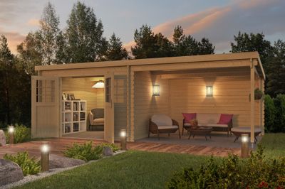 Abri de jardin en bois Elody 8,2 m² 8,2 m² LASITA MAJA Livraison à domicile incluse