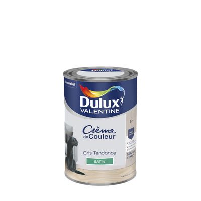 Peinture crème de couleur Gris Tendance Satin 1,25 L - DULUX VALENTINE