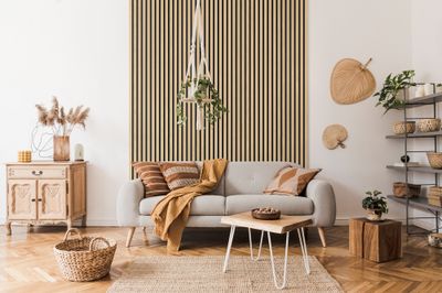 Panneau décoratif PVC Element 3D Linio - 25 x 375 x 2600 mm - GROSFILLEX