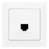 Prise RJ45 informatique-téléphone blanc Delta Line SIEMENS