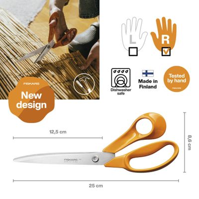 Ciseaux universels 25 cm - FISKARS