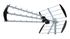 Antenne TV extérieure trinappe ST45 SEDEA