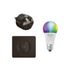 Pack de démarrage éclairage connecté avec ampoule couleur E27 Noir - Céliane with Netatmo LEGRAND
