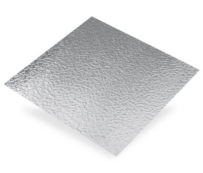 Tôle aluminium brut granité 250 x 500 mm épaisseur 0,5 mm CQFD