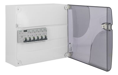 Porte pour tableau électrique 1 rangée transparente - SIEMENS