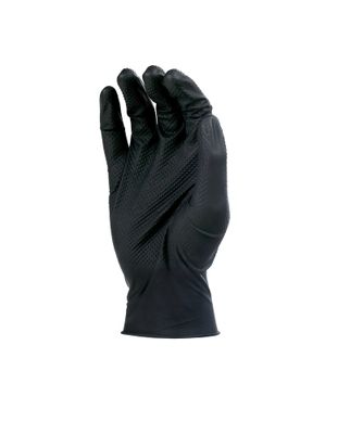 Boite de 50 gants nitrile noir Extra Grip Taille 8 GERIN